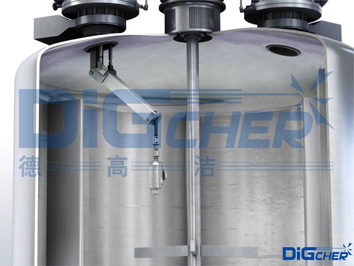 自動化清洗反應(yīng)釜示意圖